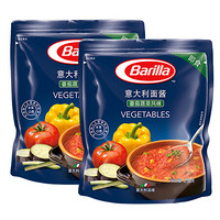 百味来 Barilla 蕃茄蔬菜风味意大利面酱 250克 *2袋