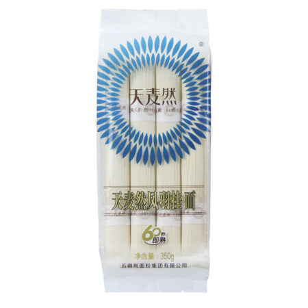 五得利 天麦然凤羽挂面 面条 原味挂面 方便速食拉面 清汤面 350g