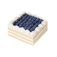 贝思客 蓝妃儿蓝莓新鲜水果牛奶生日蛋糕 新鲜下午茶蛋糕 7.2磅