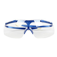 UVEX 9172065 安全眼镜防护眼镜防雾防刮擦防护眼镜 蓝色镜框定做 1副装