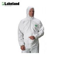 雷克兰/Lakeland 带帽连体防护服SMMS428WE雷克兰SAFEGard76系列工作服 可定制 白色 S 40件