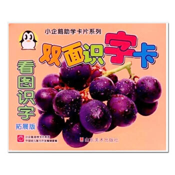 小企鹅助学卡片系列·小企鹅双面识字卡（看图识字拓展版）