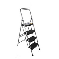 稳耐（werner）家用梯人字梯加厚宽踏板防滑铁梯子折叠梯四步梯 244-5CN 可定制