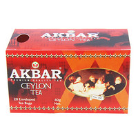 AKBAR 雅客巴精选锡兰红茶 40g（20x2g） 斯里兰卡进口