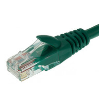 RS Pro欧时 5m 绿色 PVC护套 U/UTP屏蔽 5e类网线组件