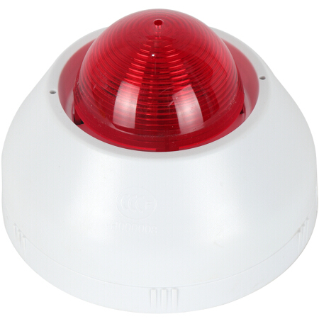 北大青鸟编码型声光警报器JBF-VM4372E2火灾声光报警器可编码带底座