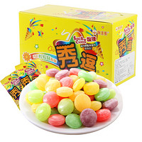 中国台湾进口 秀逗爆酸水果糖 柠檬味15g*12袋/盒 进口糖果 休闲食品硬糖 怀旧零食小吃