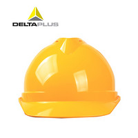 代尔塔（DELTAPLUS）102108 经典V型安全帽增强版 ABS安全帽 黄色 定制款