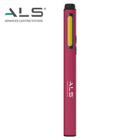 ALS强光充电式防水手电商务会议售楼工地户外充电便携电子指示笔灯  专业版红色
