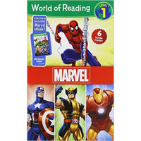 World of Reading Marvel Boxed Set  Level 1 - Pur