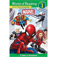 World of Reading Marvel 3-in-1 Listen-Along Read