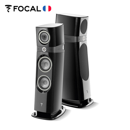 FOCAL劲浪SOPRA N3 音响 家庭影院 HIFI 2.0 落地式音箱 木质 法国原装 （黑色）