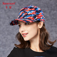 卡蒙（Kenmont）km-2515 男士迷彩棒球帽丛林帽春秋时尚帽子女士鸭舌帽 宝蓝色