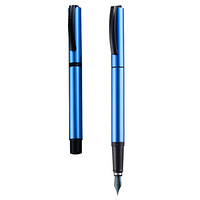 欧领online钢笔德国原装进口 时尚男女商务办公学生练字钢笔签字墨水笔 蓝色