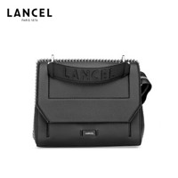 LANCEL 兰姿 NINON 女款斜挎包 单肩包 牛皮革 A0922210TU 黑色 中号