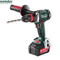 麦太保Metabo602193500 BS 18 LTX Quick充电式冲击钻（快换型）4.0Ah（两电一充）套装 墨绿