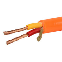 津达线缆 弹性体绝缘软电缆 2芯电源线牛筋牛津护套软电线 TVR2*2.5 100米/盘