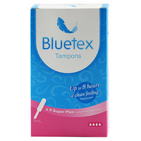 蓝宝丝Bluetex 长导管卫生棉条（无香型）超大流量9支/盒 导管式内置棉条 德国进口