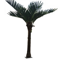 语塑  仿真椰子树 工地用喷淋 高度4.5米高仿真 美观大方 定制 工地迎宾树