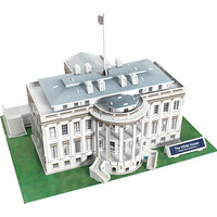 乐立方（CubicFun）拼装玩具模型立体拼图拼装模型3d拼图DIY拼插积木建筑模型 美国白宫C060