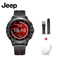 吉普Jeep智能手表 智能表 4g全网通电话手表 游泳防水运动手表 跑步定位 通话手表HY-WS02C Red