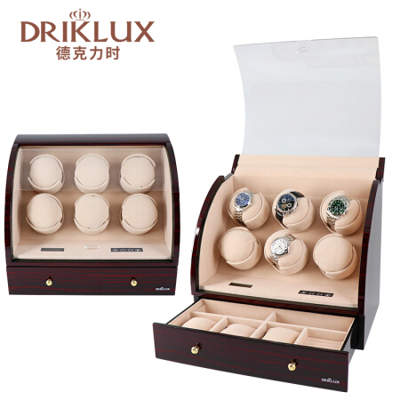 德克力时 DrikLux 摇表器机械表自动手表盒上链器转表器上弦器转表器收藏送领导父亲节日礼物