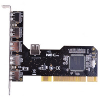 moge 魔羯 PCI转USB2.0卡(6口) MC1015 瑞萨(NEC)芯片外 外5口内1口