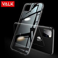 VALK iPhone 11 Pro手机壳苹果保护套全透明轻薄防摔硅胶软边全包软壳男女通用5.8英寸 透明