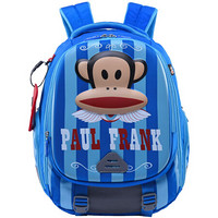 大嘴猴 (Paul Frank) 儿童书包男款小学生书包 可爱卡通减负学生双肩背包 PKY2060A蓝色