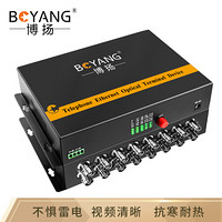 博扬（BOYANG）BY-16V 视频光端机16路纯视频 光纤传输FC接口 单模单纤 1对