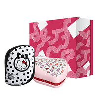 TangleTeezer 跨界合作款 甜心Hello Kitty美发梳礼盒（便携款甜心 Kitty+便携款Hello Kitty黑色波点）