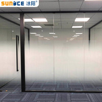 冰阳（sunice) SH2FGIM法纱装饰膜白色圆点渐变玻璃贴 单向 高1.83米x宽1米(拍多件发连续宽度)