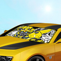 变形金刚 汽车遮阳挡 车用双层加厚单张前挡 大黄蜂版 TFZY02