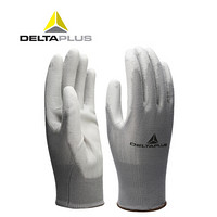 代尔塔（Deltaplus）201705 PU涂层精细操作手套 涤纶针织手套 掌背透气定做 9码12双/打