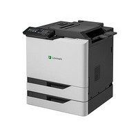 利盟（Lexmark）CS820de（A4幅面）彩色激光打印机 一年现场服务 广州市内免费上门安装