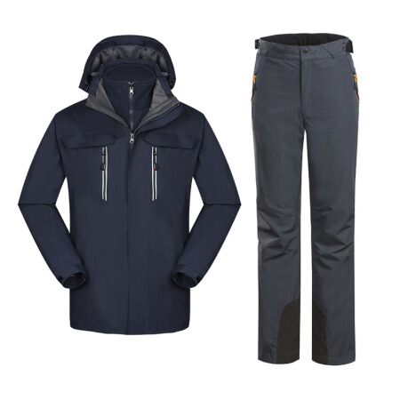 诚格（C&G）CG-122020 冲锋衣、冲锋裤套装 白色 XXL