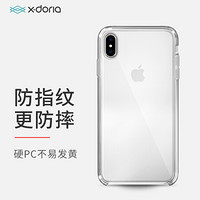 X-doria 苹果X/XS手机壳 iPhoneX/XS透明防摔保护套 抗黄变减震硅胶软边硬壳 水晶透
