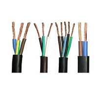 晶花国标重型耐油橡套线 软橡套线 电线 电缆 YCW 3*16+1*6 1米 （定制预售300米起定）