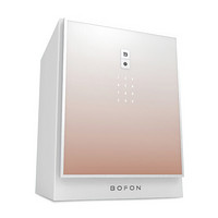 博凡（bofon）保险柜 高50cm全钢实心保险柜 自动门指纹密码保险箱 （BGX-X2-50B渐变白）