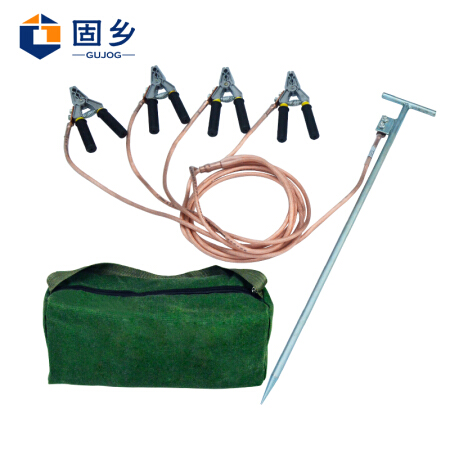 固乡低压个人保护线 安保线 接地线 16平方/25平方 高压接地线 接地夹 接地棒 接地钳 绝缘令克棒 配接地针