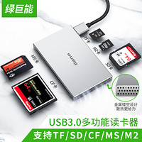 IIano 綠巨能 llano）USB3.0讀卡器 多功能五合一高速讀卡器