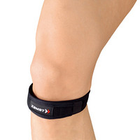 赞斯特 ZAMST JK-Band髌骨带 保护髌骨膝盖护膝跑步马拉松骑车球类跳跃运动护具(1只装)黑色M码