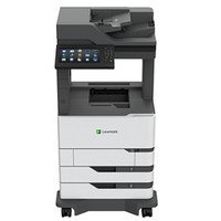 利盟 Lexmark MX822ade黑白激光打印机A4多功能一体机打印复印扫描双面打印复印机办公商用