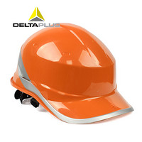 代尔塔（DELTAPLUS）102018 钻石5型 ABS 绝缘安全帽 橙色 1个 定制款