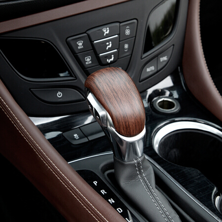 小忙牛（Mcow）适用别克昂科威装饰改装内饰中控台面板档位手刹旋钮亮条片桃木纹bkakw0704