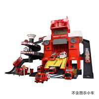 多美（TAKARA TOMY）499244 TOMY多美卡合金车城市场景模型声光遥控变形消防局