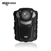 爱国者（aigo）执法记录仪 DSJ-R2 专业版 红外夜视高清便携加密激光定位录音录像拍照对讲 64G 黑色