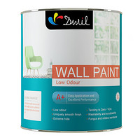 DWIL 内墙水性乳胶漆 翻新净味环保墙面修补漆调色漆 米黄色 1L