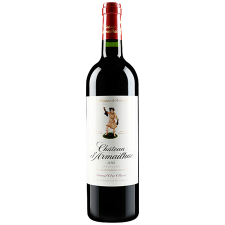 法国1855列级庄进口红酒 达玛雅克酒庄干红葡萄酒2015年 750mL