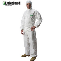雷克兰（Lakeland）限次性防尘工作服化学防护服喷漆服气型防护服劳保用品凉爽型 L码AMNC428E